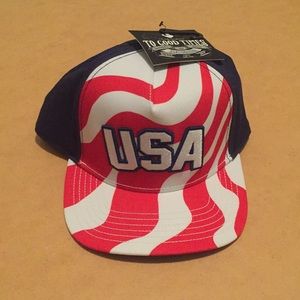 NWT Rowdy Gentleman American Flag SnapBack